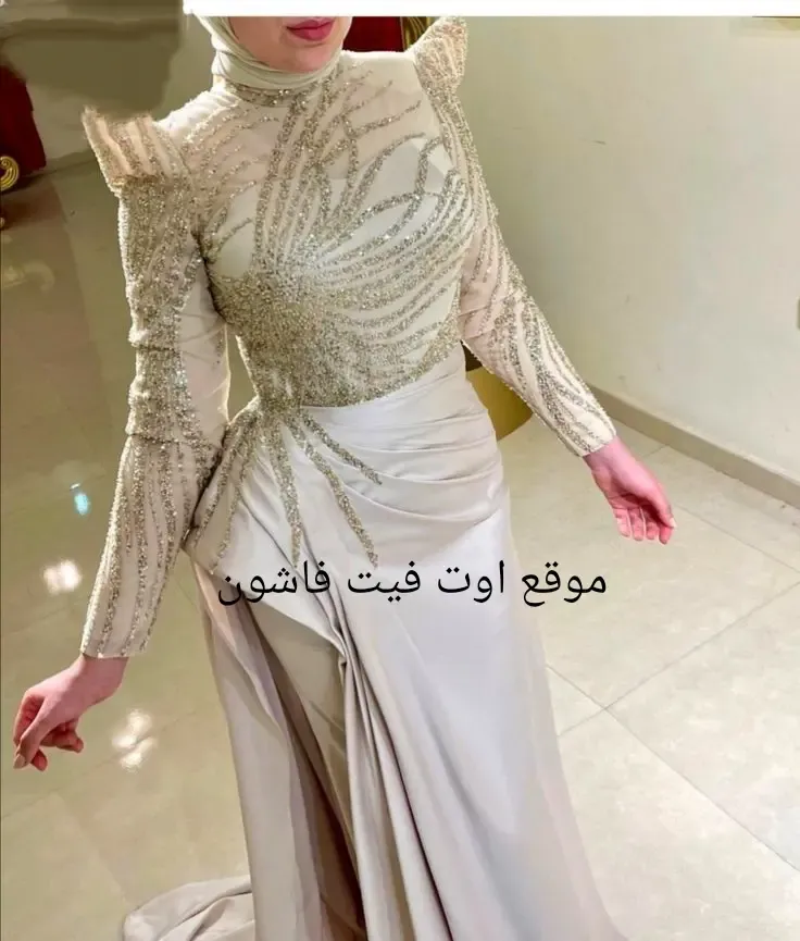 موضه فساتين 2024 فساتين سهره طويله للمحجبات 2024